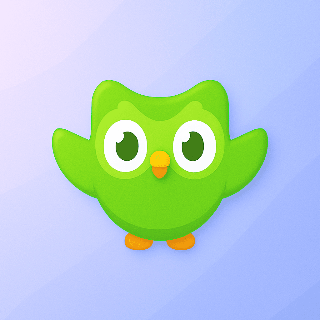 Логотип сервісу Super Duolingo